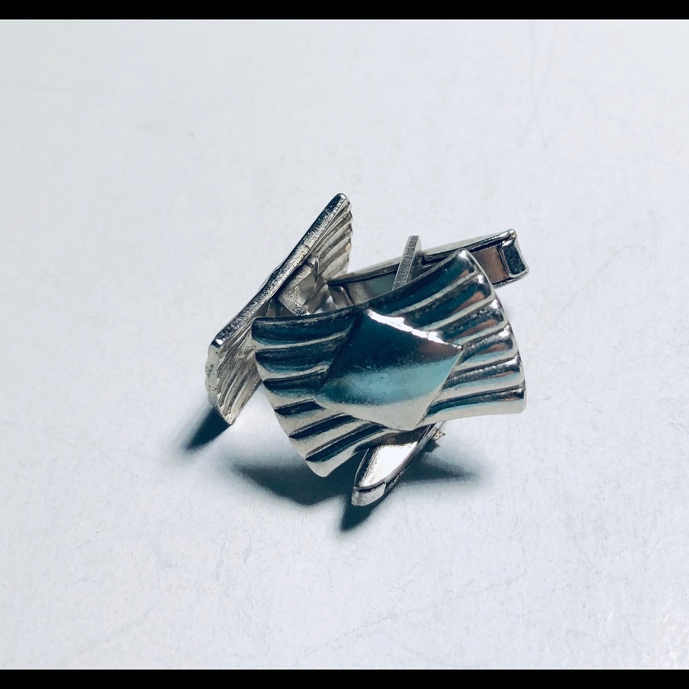 Cufflinks Silver Metal VTG
